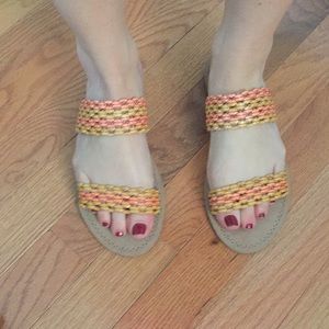 Lucky brand orange sandals